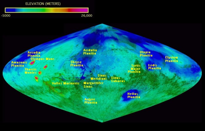 [Foto: Topografia altimetrica in proiezione sinusoidale]