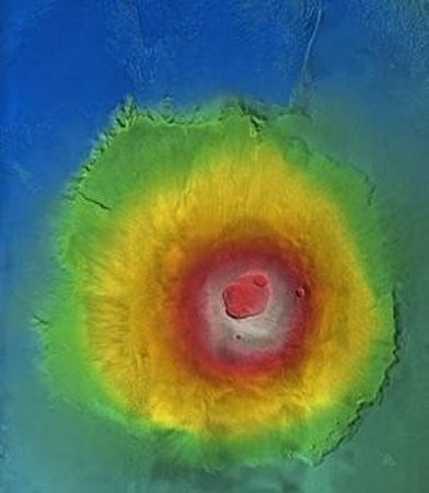 [Foto: Monte Olympus - topografia altimetrica]