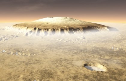 [Foto: Monte Olympus - ricostruzione 3D laterale]