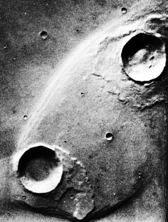 [Foto: Ares Vallis - Isole a forma di goccia]